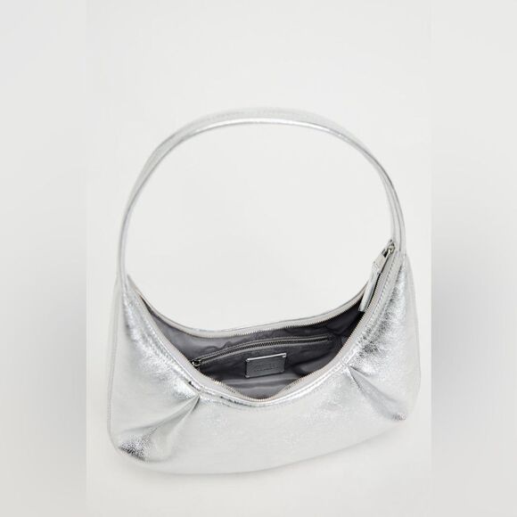 ZARA METALLIC OVAL SHOULDER BAG - Picture 8 of 8